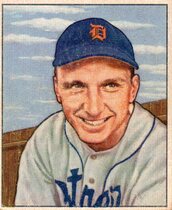 1950 Bowman Base Set #242 Dick Kryhoski