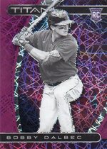 2021 Panini Chronicles Titan Pink Pulsar #10 Bobby Dalbec