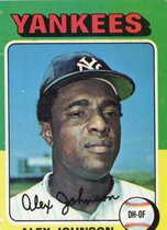 1975 Topps Base Set #534 Alex Johnson