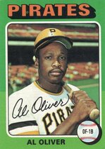 1975 Topps Base Set #555 Al Oliver