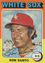 1975 Topps Base Set #35 Ron Santo