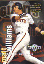 1996 Fleer Circa Access #30 Matt Williams