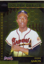 2001 Topps Chrome Golden Anniversary #GA1 Hank Aaron