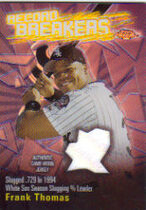 2003 Topps Chrome Record Breakers Relics #CRBR-FT Frank Thomas