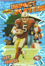 2001 Bowman Best Impact Players #IP17 Jeff Garcia