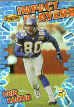 2001 Bowman Best Impact Players #IP18 Cris Carter