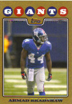 2008 Topps Gold #110 Ahmad Bradshaw