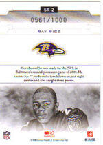 2008 Leaf Rookies & Stars Studio Rookies #2 Ray Rice