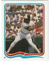 1985 Fleer Star Stickers #62 Eddie Murray