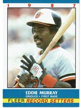 1987 Fleer Record Setters #24 Eddie Murray