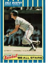 1988 Fleer Baseball All Stars #27 Dale Murphy