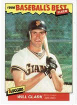 1988 Fleer Baseballs Best #8 Will Clark