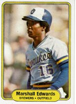 1982 Fleer Base Set #140 Marshall Edwards