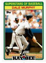1988 Topps Kay-Bee Superstars of Baseball #20 Dale Murphy
