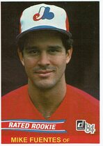 1984 Donruss Base Set #40 Mike Fuentes