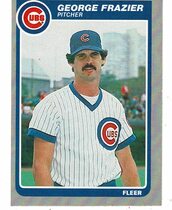 1985 Fleer Base Set #58 George Frazier