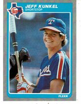 1985 Fleer Base Set #561 Jeff Kunkel