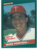 1986 Donruss Rookies #44 Mark Portugal
