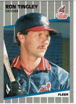 1989 Fleer Base Set #414 Ron Tingley