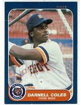 1986 Fleer Update #27 Darnell Coles