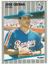 1989 Fleer Base Set #516 Jose Cecena