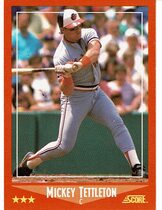1988 Score Traded #31 Mickey Tettleton