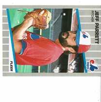 1989 Fleer Base Set #389 Jeff Parrett