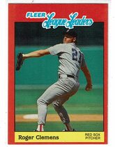1989 Fleer League Leaders #5 Roger Clemens
