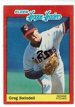 1989 Fleer League Leaders #38 Greg Swindell