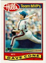 1989 Topps Hills Team MVPs #9 David Cone