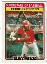1989 Topps Kay-Bee Superstars of Baseball #16 Pedro Guerrero