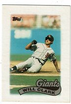 1989 Topps Mini League Leaders #41 Will Clark