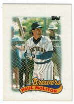 1989 Topps Mini League Leaders #58 Paul Molitor