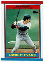 1989 Topps UK Minis #24 Dwight Evans