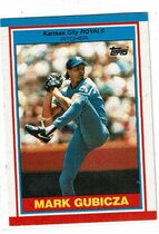 1989 Topps UK Minis #33 Mark Gubicza