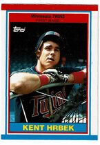 1989 Topps UK Minis #41 Kent Hrbek