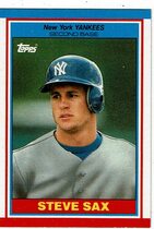 1989 Topps UK Minis #69 Steve Sax
