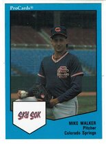 1989 ProCards Colorado Springs Sky Sox #239 Mike Walker