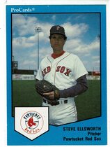 1989 ProCards Pawtucket Red Sox #704 Steve Ellsworth
