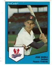 1989 ProCards Phoenix Firebirds #1496 John Skurla