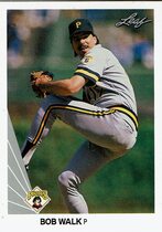 1990 Leaf Base Set #64 Bob Walk
