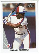 1990 Leaf Base Set #107 Marquis Grissom