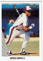 1990 Leaf Base Set #186 Spike Owen