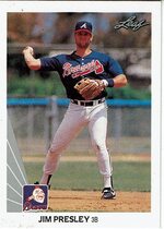 1990 Leaf Base Set #277 Jim Presley