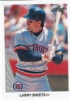 1990 Leaf Base Set #350 Larry Sheets