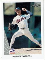 1990 Leaf Base Set #352 Wayne Edwards