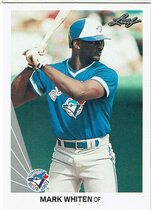 1990 Leaf Base Set #396 Mark Whiten