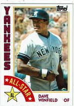 1984 Topps Base Set #402 Dave Winfield