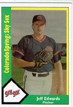 1990 CMC Base Set #458 Jeff Edwards