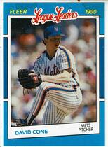 1990 Fleer League Leaders #7 David Cone